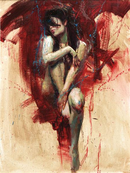 (image for) Henry Asencio art -eternity 40" x 30" Framed, oil painting framed canvas for living room, framed oil paintings for sale